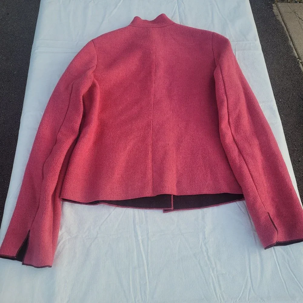 J. H. Collectibles Wool Blend Jacket Pink Women's size Medium - Picture 3 of 15